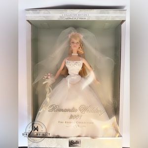 Vintage Barbie collectors edition romantic wedding - 2001